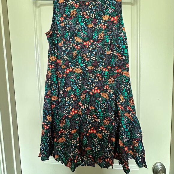 Forever 21 Contemporary Dress, L, Female, Black/Floral - Picture 2 of 3